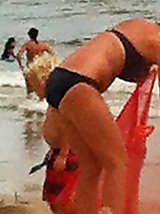 12 pictures - Nice firm ass in the tiny bikini