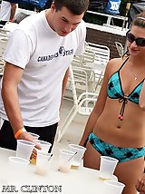 12 pictures - Girls feeling heat in bikini panties