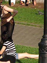 8 pictures - pantie hose upskirt pics