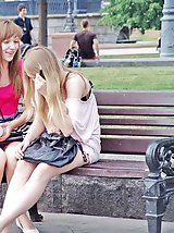 12 pictures - Public upskirt pics with hot chicks