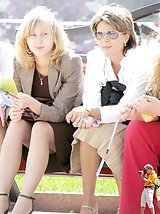 12 pictures - Hot upskirt shots made by a pro