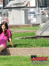 12 pictures - The coolest sitting upskirts collection