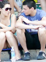 12 pictures - Beautiful black girl upskirt