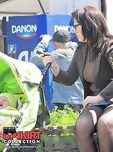 12 pictures - Outdoor upskirts compilation