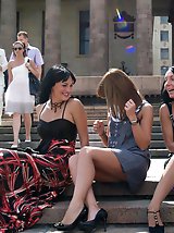 10 pictures - Naughty Brides upskirt photos