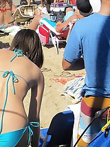 12 pictures - Such nice tiny bikini panty worn