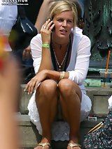 12 pictures - Upskirt compilation - great views up skirts of teens